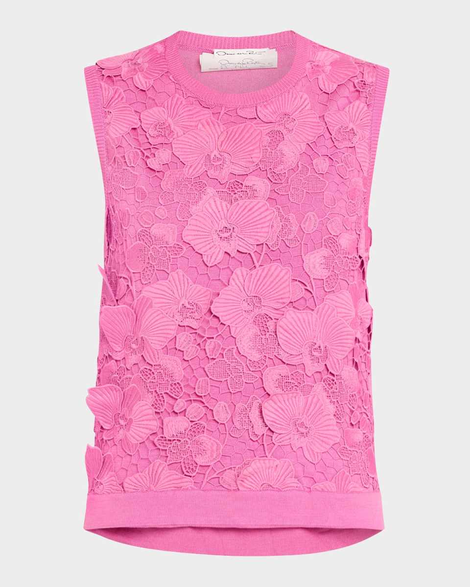 Orchid Guipure Inset Tank